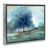 Stupell Industries Rural Blue Tree Abstract Painting Black Framed Floater Canvas Wall Art - 3 of 4