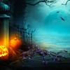 HOMCOM Light-Up Oversized Spider, Outdoor Halloween Decoration with Light Up Bendable Legs - 3 of 4