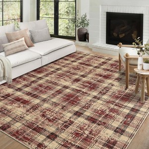 Hallway Runner Rug Washable Vintage Distressed Area Rugs Non Slip Laundry Rug Runner Floor Carpet Runners for Hallways Entryway Laundry - 1 of 4