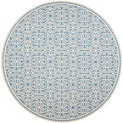 cream/blue