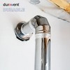 DuraVent DVL 6DVL-E90 6'' Galvanized Steel/Stainless Steel Double Wall Stove Pipe, 90 Degree Elbow Connector for Vent and Exhaust, Black - 4 of 4