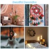Unique Bargains Metal DIY Craft Macrame Wreath Moon Shape Dream Catcher Rings 4 Sizes - 4 of 4