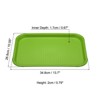 Unique Bargains Plastic Reusable Serving Tray 1 Pc - 2 of 4
