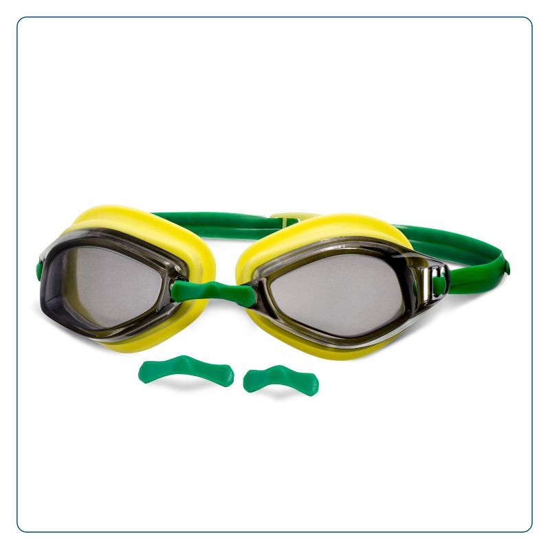 Aqua Leisure EQUINOX Adult Swim Goggles - Green, 1 of 4