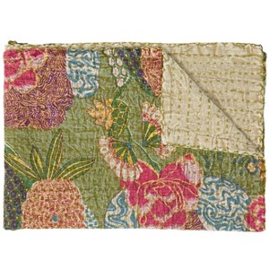 Taj Hotel Kantha Cotton Throw | 50"x70" | C - 1 of 1