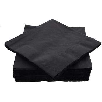 Black Decoupage Napkins, Paper Party Towels