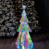 Christmas Prismatic Iridescent Christmas  Tree 45", LED lights - 2 of 4
