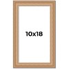 PosterPalooza | Weathered Yellow Picture Frame - UV Acrylic, Foam Board Backing, Hanging Hardware - 2 of 4