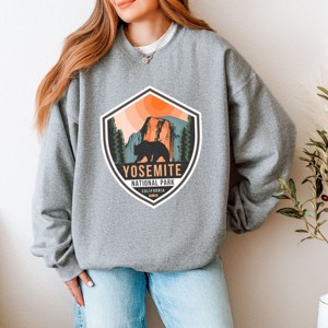 Simply Sage Market Yosemite National Park Badge Sweatshirt - 1 of 4