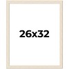 PosterPalooza | 26x32 Wide Barnwood Picture Frame, UV Acrylic, 6 Finishes - Grey, Brown, White, and Black - 2 of 4