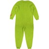 Seven Times Six The Grinch Union Suit Adult Embroidered Face Plush Full-Zip Pajama Costume - 4 of 4
