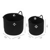 REGALWOVEN Odorless Cotton Rope Handcrafted Breathable Compact Size Open Storage Bins 7.5*7.1*7.9in, 9.8*8.3*10.6in 2 Packs - 3 of 4