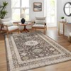 Vintage Runner Rug Farmhouse Distressed Runners Washable Ultra-Thin Rug Runner Non Slip Floor Carpet Runner Indoor Soft Area Rugs for Hallways Kitchen - 3 of 4