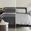 Cariloha Sateen Color Block Duvet Cover - 2 of 4