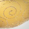 7.75"H Sullivans Christmas Patterned Gold Ball Ornament  Gold - 2 of 2