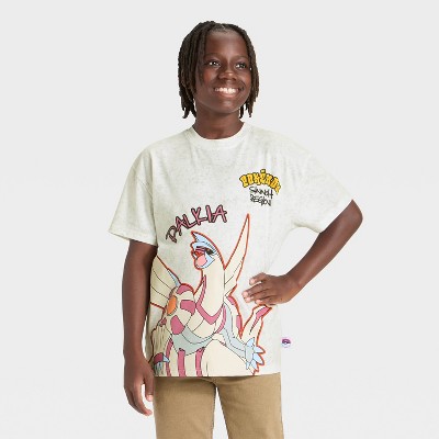 Boys' Pokémon Sinnoh Legendary Creation Trio Oversized Short Sleeve Graphic T-Shirt - White
