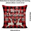 Christmas Pillow Covers 18 x 18 Inches Set of 4 - Xmas Series Cushion Cover Case - 2 of 4