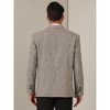 Lars Amadeus Men's Classic Fit Business Two Button Houndstooth Printed Blazer - 3 of 4