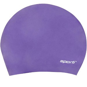 Sporti Long Hair Silicone Swim Cap - 1 of 4