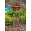 Home & Garden 29.5" Scroll Birdbath Stand Pantina Tall Evergreen Enterprises Inc  -  Bird Baths - 2 of 2