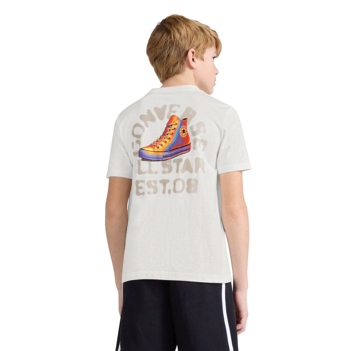 Converse® Boys' Heat Map Back Graphic T-Shirt - Cream