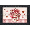 Briarwood Lane Valentine's Doormat 30x18 Indoor Outdoor Love Bouquet For Valentine's Doormat - 2 of 4