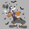 Boys Mickey & Friends Halloween Goofy Tipping Hat Bats and Spiders T Shirt - 2 of 4