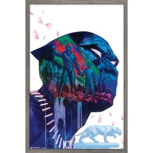 Trends International Marvel Comics Black Panther - Rise #1 Framed Wall Poster Prints - 1 of 4
