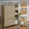ALEXOUN Shoe Rack Cabinet with 3 Rattan Flip Drawers & 3 Shelves Entryway Organizer for Hallway,Entryway,Small Spaces - 4 of 4