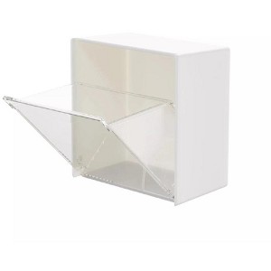 Kitcheniva Wall-Mounted Clamshell Cotton Swab Storage Holder - 1 of 4