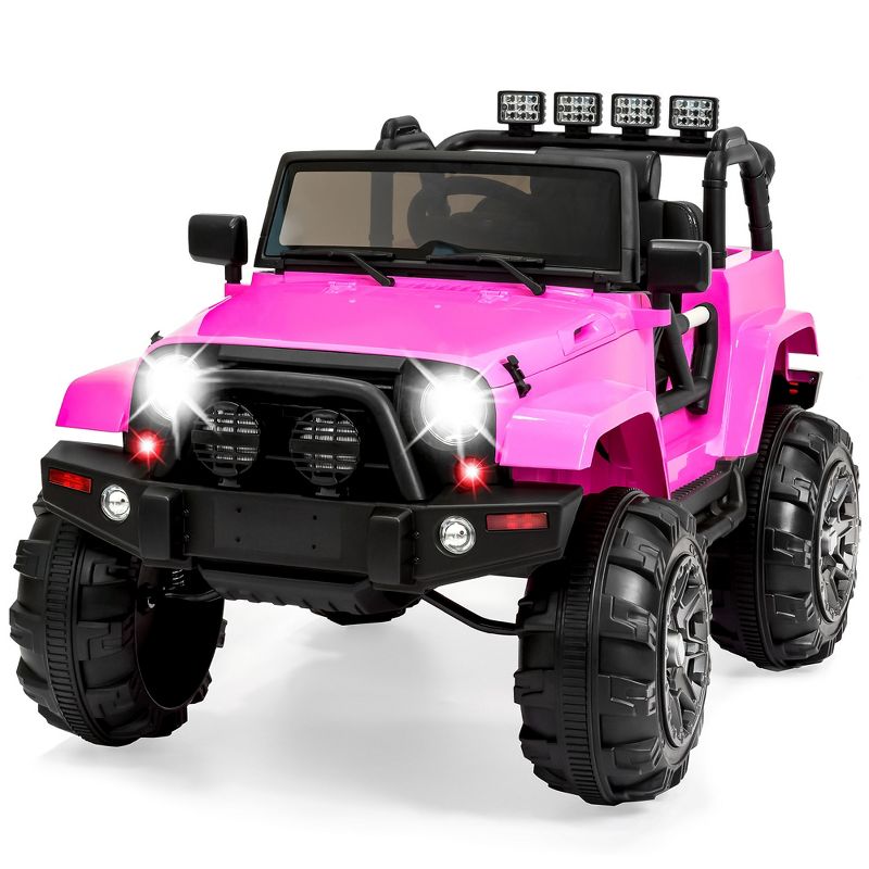 Best Choice Products 12V Kids Ride On Truck Car w/ Remote Control, Spring Suspension, Bluetooth, LED Lights, 1 of 9