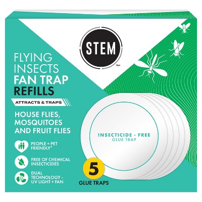 STEM Electric Fan Fly Trap Indoor Refills - 5ct