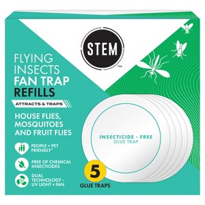 STEM Electric Fan Fly Trap Indoor Refills - 5ct - 1 of 4