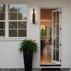 LLHZSY Modern Outdoor Wall Light Fixture 22" Bubble Glass Wall Mount for Exterior Porch Yard Patio Garage - 4 of 4