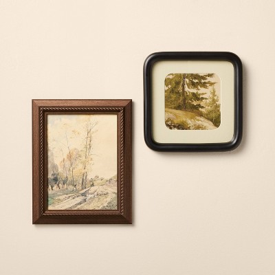 8"x8" and 8"x10" Autumn Treescapes Framed Wall Art Set - Hearth & Hand™ with Magnolia