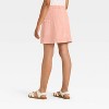Girls' Paperbag Waist Cargo Skirt - Cat & Jack™ Pink - 2 of 3