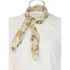 INSPIRE CHIC Women's Chiffon Scarves Floral Print Square Neckerchief 25.6" X 25.6" - 2 of 4
