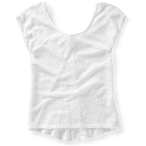 Aeropostale Womens Sheer Lace Inset Knit Blouse - 1 of 2