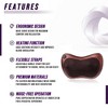 YEVYO Back and Neck Massage Pillow with Heat for Chair, Car, Muscle Pain Relief on Shoulders, Legs, Foot - 3 of 4