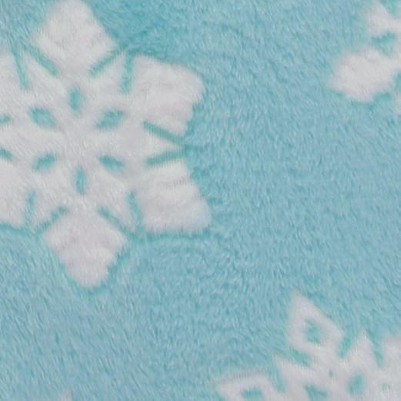embossed snowflake - blue