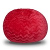 Christopher Knight Home Freeman Modern Velvet Round Bean Bag Chair - 2 of 4