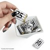 Big Dot of Happiness We Still Do - 25th Wedding Anniversary - Mini Candy Bar Wrapper Stickers - Anniversary Party Small Favors - 40 Count - 2 of 4