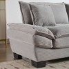 Sapphtopaz Corduroy Sofa Upholstered Sleeper Sofa Bed with Pillows 2-Seat Loveseat Comfy Couch with Deep Seat Couches for Living Room,Bedroom - 4 of 4