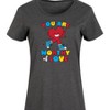 Women's - Instant Message - Inspiration Graphic T-shirt Dress - 2 of 4