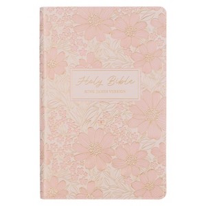 KJV Bible Deluxe Gift Faux Leather, Pink - (Paperback) - 1 of 1