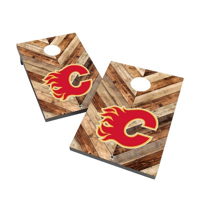 NHL Calgary Flames 2'x3' Cornhole Bag Toss Game Set