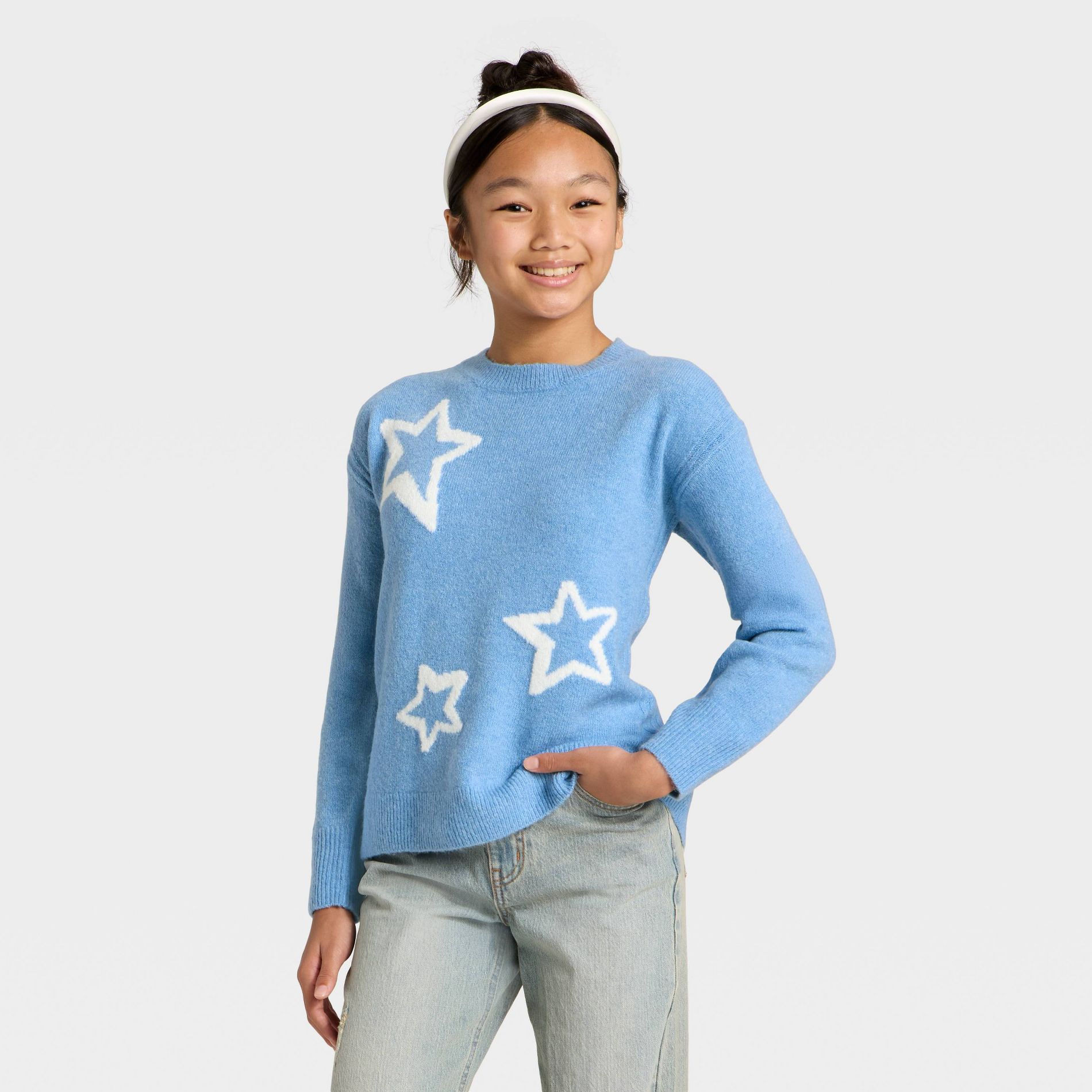 Girls' Graphic Novelty Sweater - art class™