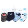 Hudson Baby Infant Boys Cotton Rich Newborn and Terry Socks, Sea Creatures - 2 of 4