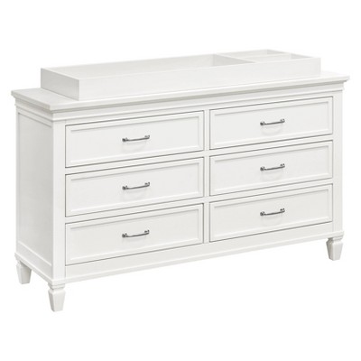 Warm White Wooden Universal Changing Table Topper