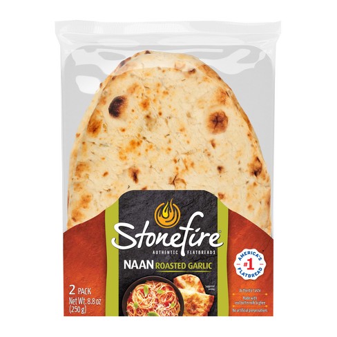 StonefireRoasted Garlic Naan Bread - 8.8oz/2ct - image 1 of 4